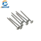 DIN968 Stainless Steel ss304 ss316 Cross recessed pan head tapping screws with collar